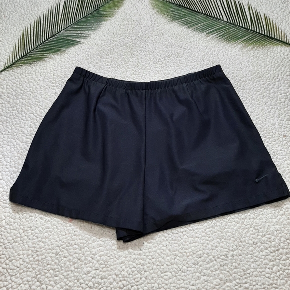 Nike Black Layered Active Women Shorts Size M - Picture 7 of 9